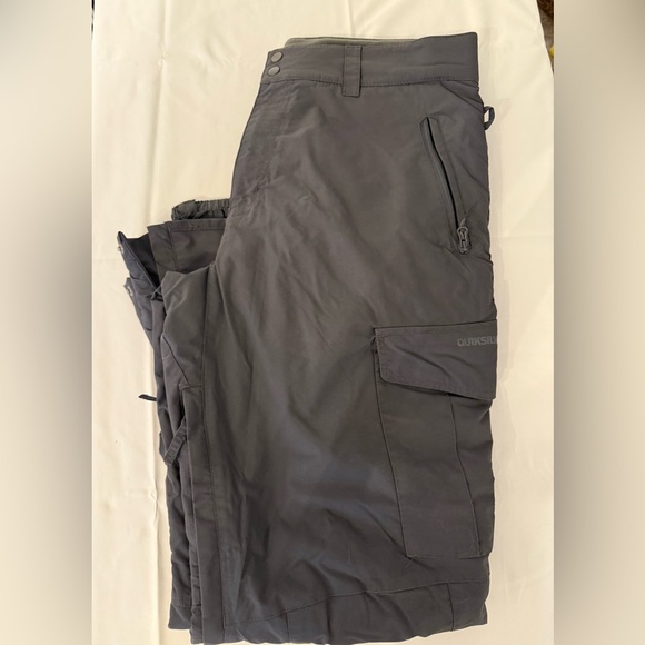 Quicksilver Gray Men’s Ski Pants - Picture 1 of 5